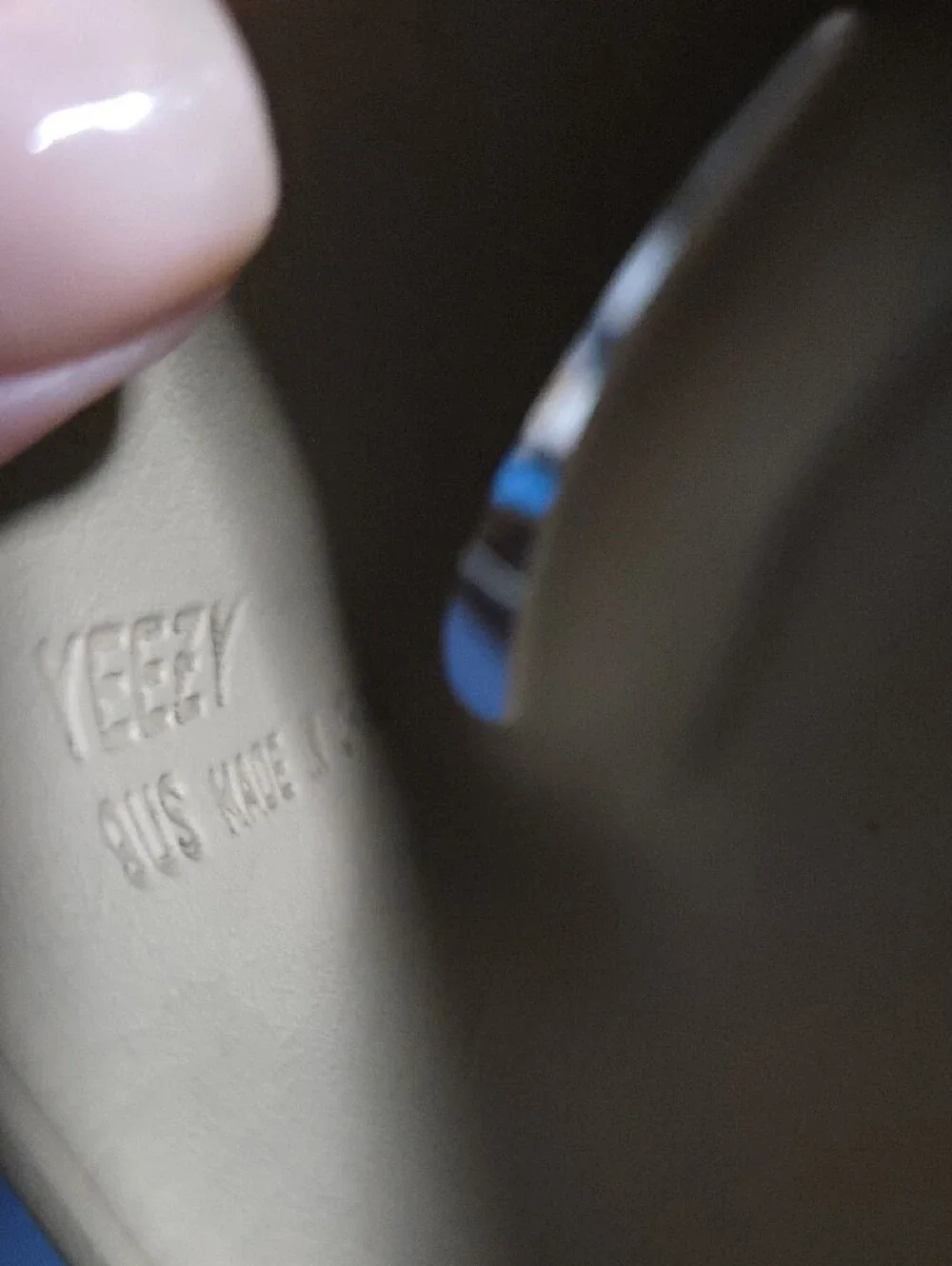Yeezy Slide Sandals in Tan